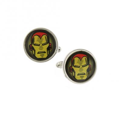 Ironman Face Cufflinks.JPG